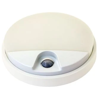 Stenska svetilka s senzorjem gibanja, okrogla oblika 230VAC, 10W, 140°, 2-9m, 10s-5m, 4500K ,EEI=G, IP54, 800lm, SLK10W