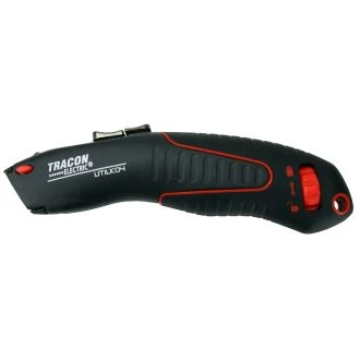Trapezni tapet. nož, ALU prijem. z gumi. Oblogo, SK4 T rezila L=175mm, D=41mm, W=27mm, d=19mm, UTILK04