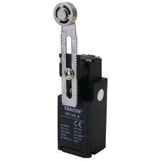 Pozicijsko stikalo z nihalnim ročajem in s koleščkom 1×NO+1×NC, 6A/230V AC, 30-60mm, IP65, VP145-S