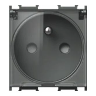 Vtičnica FRANCOSKA+KS+POKROV 2P+E 16A 250V~ 2M AT, VM41AT-U