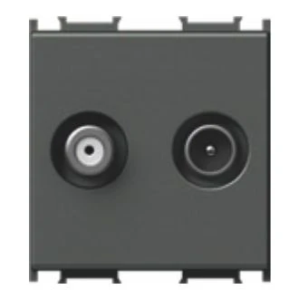 Vtičnica SAT-TV KONČNA 1dB 2M AT, KM25AT-U