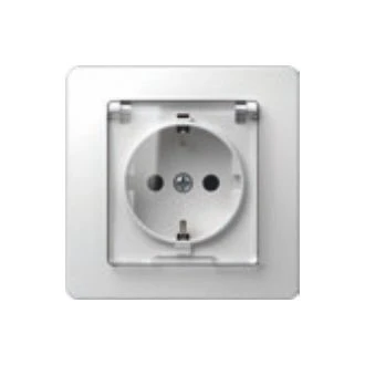 Vtičnica SCHUKO+POKROV 2P+E 16A 250V~ PT, VE11PT-U