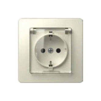 Vtičnica SCHUKO+POKROV 2P+E 16A 250V~ IT, VE11IT-U