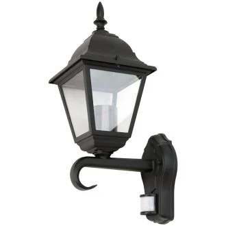 Zunanja stenska svetilka s senzorjem gibanja, oblika L, stoječa 230VAC, 50Hz, E27, max.60W, IP54, GARUME27