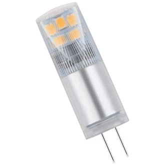 LED žarnica, G4, z aluminijastim ohišjem 12 VAC/DC, 2,4 W, 2700 K, G4, 250 lm, 200°, EEI=F, LG4H2,4W