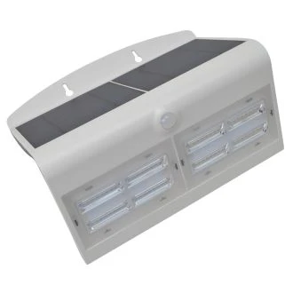 LED solarni reflektor s senzorjem gibanja, stenski, bel 6,8 W, 4000 K, 800 lm, IP65, 3,7 V, 4 Ah, LSLBW7W