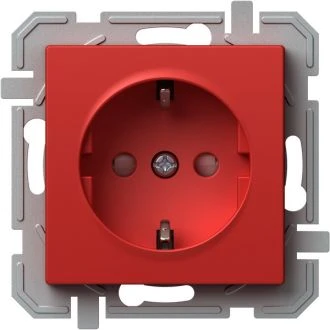 Vtičnica SCHUKO LOGIQ 2P+E 16A 250V~ RD XO, VQ10RDXO-U