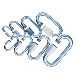 Karabiner z navojno matico 4 mm, 10 kos, CSKARA4