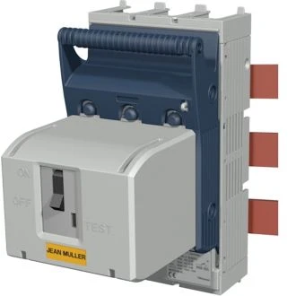 Varovalč.preklop.ločilno stikalo, oglata priključna sponka 690VAC, 440VDC, 160A, 3P, NH00, KETO-00-360AOUR95TAM