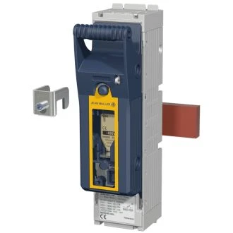 Varovalč.preklop.ločilno stikalo, za zbiralke, ploščati prik 690VAC, 440VDC, 250A, 1P, NH1, KETO-1-1/AOU/F/SK