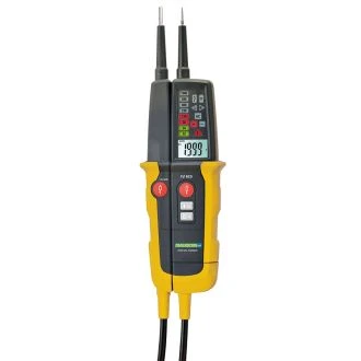2 polni tester napetosti in FID stikal, LED LCD prikazovalnik 12-1000V AC/DC, 30mA FI‐Test, PANMV-1000AD