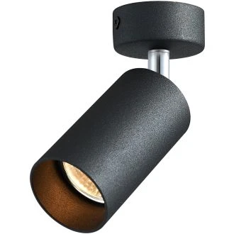 Stropno nastavljivo spot svetilno telo, črno 100-240VAC, 50Hz, 1xGU10, max.35W, SPGU10MA1B