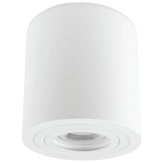 Stropno zaščiteno spot svetilno telo,oblika valja, belo 100-240VAC, 50Hz, 1xGU10, max.35W, IP44, SPGU10MIPW