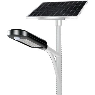 LED solarna ulična svetilka, nastavljiva+senzor gibanja 40 W, 4000 K, 5200 lm, IP65, 12,8 V 15000 mAh LiFePO4, LSLSB40W