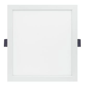 Vgradna LED svetilka, kvadratna, bela, downlight, večja IP 220-240 VAC, 18 W, 4000 K, 1820 lm, IP44, EEI=F, LED-DLNV-18NW