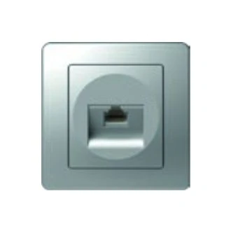 Vtičnica CAT6S KS DVOJNA 2x RJ45 8/8 SLIM ES, KE41ES-U