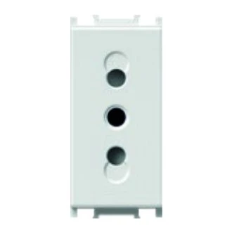 Vtičnica ITALIJANSKA P11+KS 2P+E 10A 250V~ 1M MW, VM33MW-U