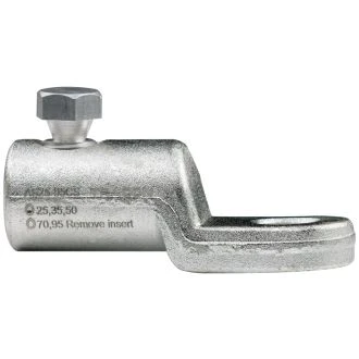 Vijačni cevasti aluminij. očesni čevelj-odlom glave 25-95mm2, 1xM13, AS25-95CS
