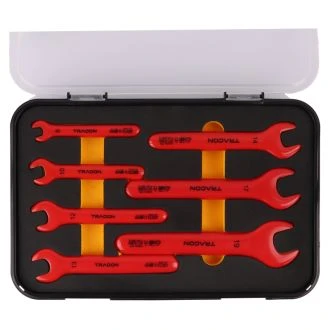 Set 7 vijačnih ključev, izolirani (1000 V) 1000V, CR-V, 8-19mm, VSET7