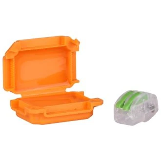Vodoodporna plastična doza, oranžna 41x28x19mm, IPX8, BOXW1
