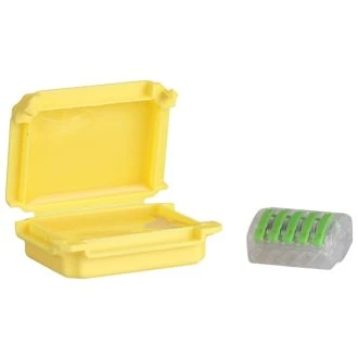Vodoodporna plastična doza, rumena 53x39x24mm, IPX8, BOXW3
