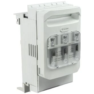 Vodor.varov.preklop.ločil.stikalo,na zbiralk,spod.prit.kab.č AC 400V, 160A, 100 kA; AC 690V, 100A, 50 kA; 3P,NH00,60mm,M8, DSH00-3-60T