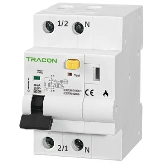 AFDD detektor okvare električnega loka, MCB, RCD B10A, 30 mA, 6kA, A, EARC2B1003