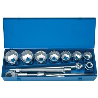 Ključi nasadni 1" v kovinski kaseti UNIOR 199MB1, 46-80mm/12kos, 603095