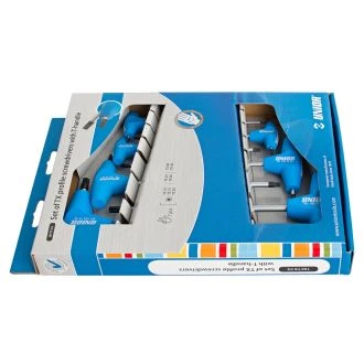Izvijači torx t ročaj v kartonu UNIOR 193TXCS, TX 10-TX 45/7kos, 607888