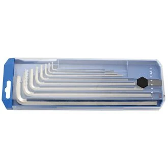 Ključi inbus dolgi v pvc škatli UNIOR 220/3LPB2, 2-10mm /8kos, 610915