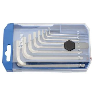 Ključi inbus v pvc škatli kot. Vij UNIOR 220/3SPB1, 2-10mm/8kos, 610916