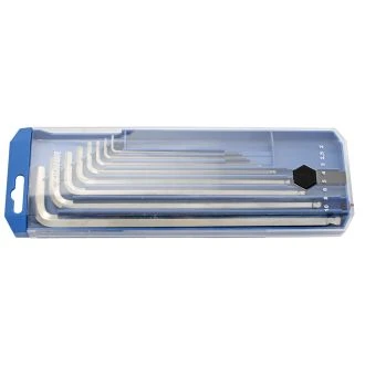 Ključi inbus dolgi v pvc škatli kot. Vij UNIOR 220/3SLPB2, 2-10mm/8kos, 610917