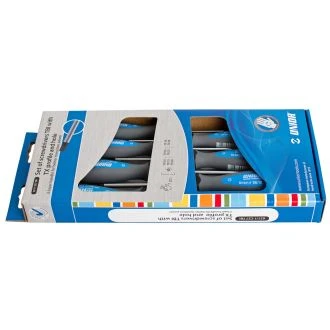 Izvijači torx z luknjo tbi v kartonu UNIOR 621/1CS7TBI, TR 10-TR 40/7kos, 612308