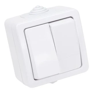 Nadometno serijsko stikalo 10AX, IP54, TR-PH05-2