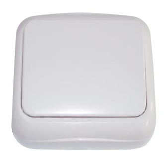 Nadometno enopolno stikalo 2P 10AX/250V, IP20, TTK-03