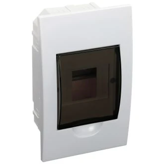 Omarica podometna 1 vrsta/4 modul, vrata sive barve, IP42, EDS-4/1