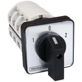 Grebenasto stikalo, 2x3P, 63 A, 400 V, (1-0-2), 60°, TKV-636/3