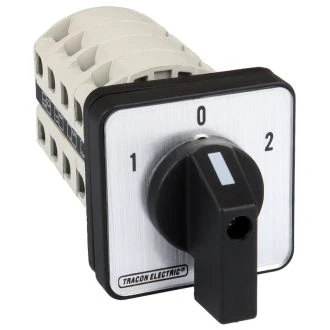 Grebenasto stikalo, 2x4P, 63 A, 400 V, (1-0-2), 60°, TKV-636/4