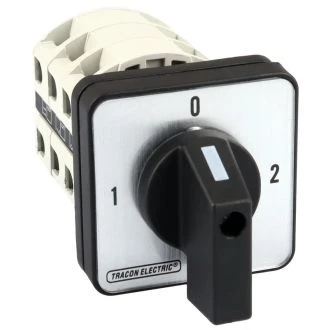 Grebenasto stikalo, 2x3P, 125 A, 400 V, (1-0-2), 90°, TKV-129/3