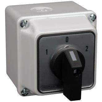 Motorsko stikalo z direktnim smernim preklopnikom in z ohišjem 400V, 20A, 5,5kW, 48×48mm, IP44, TKM-20/NT