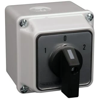 Motorsko stikalo z direktnim smernim preklopnikom in z ohišjem 400V, 32A, 11kW, 64×64mm, IP65, TKM-32/NT65