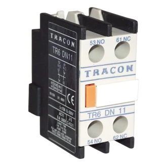 Sprednja pomožna kontaktna enota za kontaktor TR1D/F, TR1E, 2A, 2×NC, TR6DN02