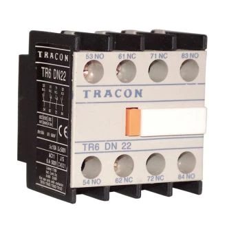 Sprednja pomožna kontaktna enota za kontaktor TR1D/F, TR1E, 2A, 3×NC+1×NO, TR6DN13