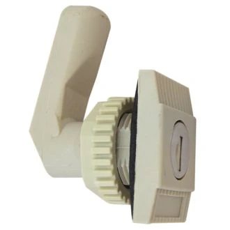 Varnostna ključavnica za kovinske omare TFE, plastično telo + kovinski jeziček D=22,5mm, TFE-ZM2