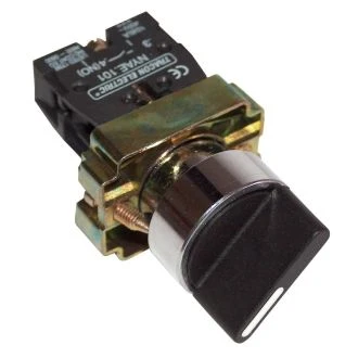 Stikalo z ročajem, z dvojno pozicijo, s povratno vzmetjo, 1×NO, 3A/230V AC, IP42, NYBD41KST