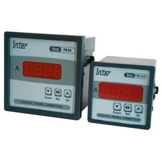 Digitalni ampermeter za posredno (trafo) merjenje+rele izhod 72×72mm, 5A AC, ACAMD-P-72
