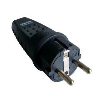 Vtikač za montažo iz umetne mase, 16A, 250V, 2P+E, IP44, TICS-012G