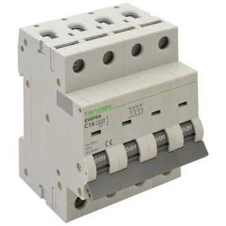 Instalacijski odklopnik - avtomatska varovalka 10kA, 4P, “B”; 1A, TDA-4B-1