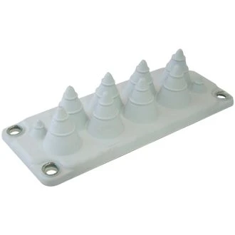 Uvodnica za dovod 10 kom. kabla v razdelilno omaro, guma 216x84mm, EKBV-02