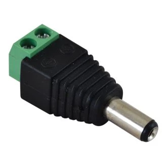 Jack/ vijačni vtikač za LED montažo 5,5 mm, 5 kos, LSZJM55